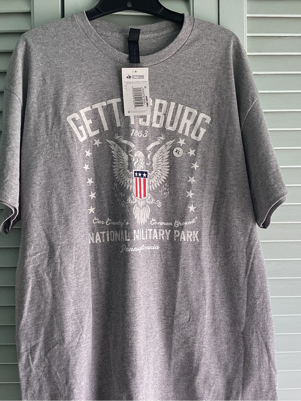 Urge Gray Gettysburg Graphic Short Sleeve Tee